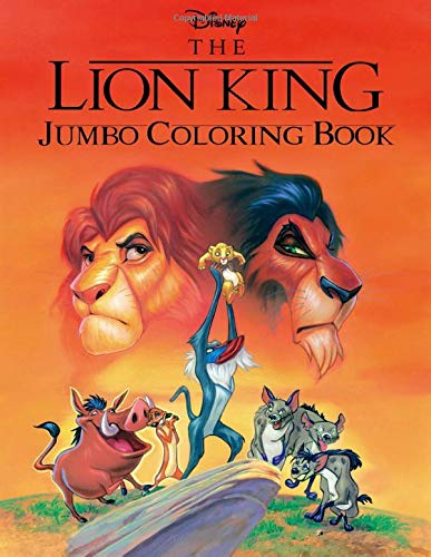 Disney The Lion King Jumbo Coloring Book: Great Coloring Pages For Kids | Ages 2-7