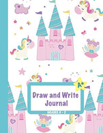 Draw and Write Journal: Grades K-2: Primary Composition Half Page Lined Paper with Drawing Space (8.5" x 11" Notebook). Learn To Write and