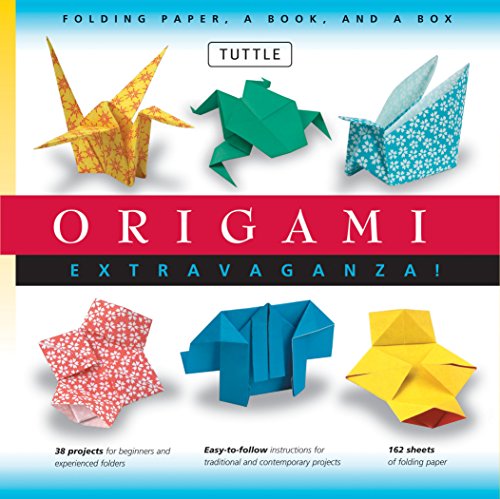 Origami Extravaganza! Folding Paper. a Book. and a Box: Origami Kit Includes Origami Book. 38 Fun Projects and 162 High-Quality Origami Papers: Grea