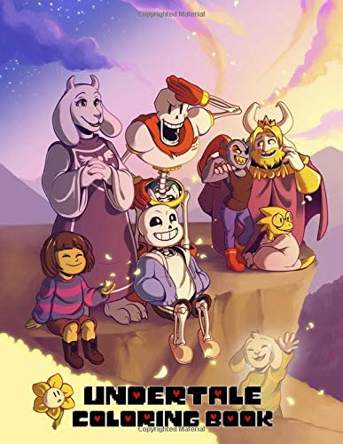 Undertale Coloring Book: Coloring Book For Kids and Adults. Activity Book. Great Starter Book For Children (Coloring Book For Adults Relaxation And