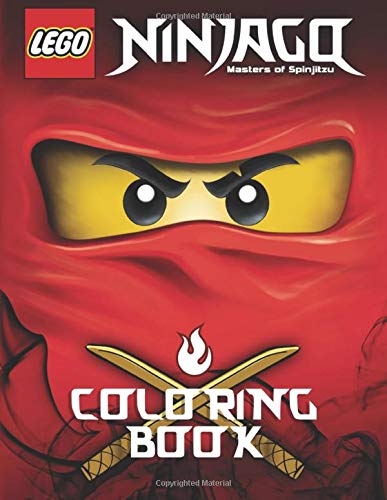 LEGO NINJAGO Coloring Book: Activity Book for Kids - 40 illustrations