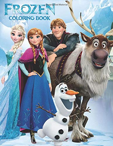 Frozen Coloring Book: Coloring Book for Kids and Adults - 40 illustrations