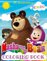 Masha and the Bear JUMBO Coloring Book: 70 Illustrations