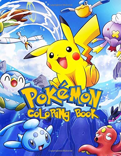 Pokemon Coloring Book: 57 Illustrations | Great Coloring Pages | Exclusive Book | Ages 3-7 | Pikachu etc.